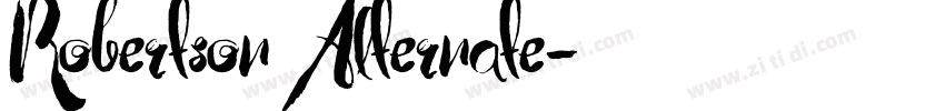 Robertson Alternate字体转换